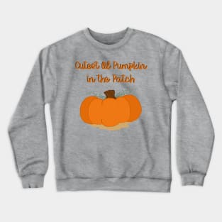 Cute Kids Fall Pumpkin Patch Design Crewneck Sweatshirt